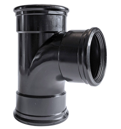 A/G 110MM Tee Junction (Black)