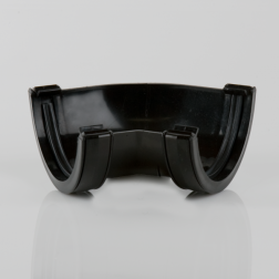 112Mm Half Round Gutter 135o Angle (Black)