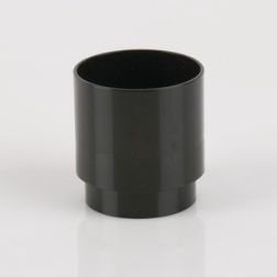 68Mm Round Downpipe Connector (Black)