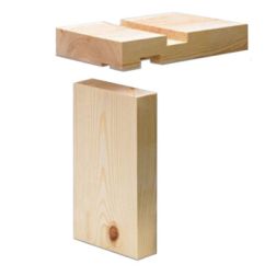 32 x 115mm Door Lining Set Without Stops