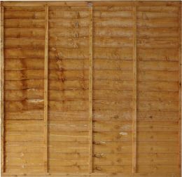 6'X5' Waney Lap Panel – Autumn Gold