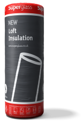 Superglass Multi-Roll-100mm Multi-Roll 44 Loft Roll 12.12 Sq/M Per Roll