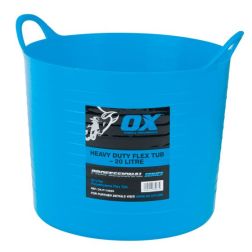 OX Pro Heavy Duty 20L Flexi Tub-20L