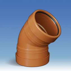 U/G 110MM 45O Bend (Black)