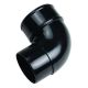 68Mm Round Downpipe 90o Bend (Black)