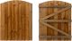 Feather Edge Garden Gate-RND TOP 900mm